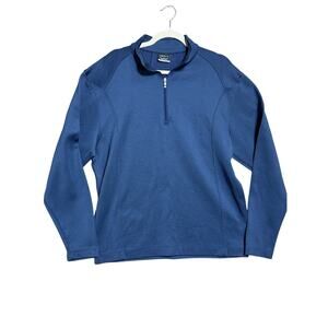 Nike Golf Men’s Blue Long Sleeve Sport Cover Up 1/4 Zip Pullover Jacket - M